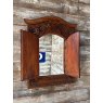 Vintage Hand Carved Hardwood Mirror