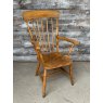 Beautiful Antique English Elm Windsor Armchair