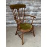 Vintage French Oak Windsor Armchair