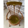 Vintage French Oak Windsor Armchair