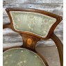 Fabulous Edwardian Inlaid & Upholstered Armchair