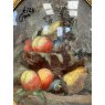 Antique 19th Century Oil On Canvas Still Life