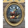 Antique 19th Century Oil On Canvas Still Life