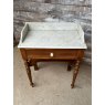 Edwardian Marble Topped Small Washstand