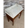 Edwardian Marble Topped Small Washstand