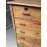 Vintage 1930's Hardwood Tall Chest Of Drawers
