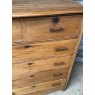 Vintage 1930's Hardwood Tall Chest Of Drawers