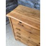 Vintage 1930's Hardwood Tall Chest Of Drawers