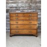 Fine & Large Edwardian Inlaid Mahogany Secretaire Chest of Drawers
