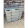 Vintage Painted Pine Chest Of Drawers