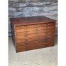 Fabulous Vintage Large Mahogany Plans Chest