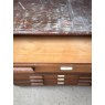 Vintage Massive Mid Century Mahogany Veneer Plans Chest