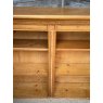 Antique Circa 1900 Waxed Pine Freestanding Bookcase