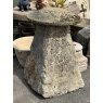 Possibly 17th Century Carved Sandstone Large Saddle Stone