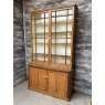 Charming Antique Victorian Waxed Pine Glazed Dresser