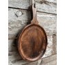 Small Round Hardwood Serving Board