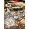 Antique Brown Glazed Dragon Jar Planter