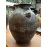 Antique Brown Glazed Oriental Dragon Jar