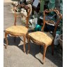 Antique Carved Hardwood French Chairs