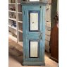 Fabulous Narrow & Tall Rustic Painted Teak Cupboard