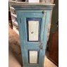 Fabulous Narrow & Tall Rustic Painted Teak Cupboard