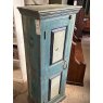 Fabulous Narrow & Tall Rustic Painted Teak Cupboard