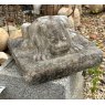 Reclaimed Carved Marble Grotesque Pillar Caps
