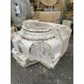 Reclaimed 19th Century Carved Stone Column Base