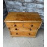 Unusual Antique Victorian Country Pine Chest of Drawers