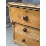 Unusual Antique Victorian Country Pine Chest of Drawers