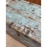 Lovely Vintage Rustic Painted Teak Blanket Box