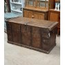 Fabulous Vintage Large Indian Teak Riveted Chest