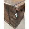 Fabulous Vintage Large Indian Teak Riveted Chest