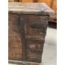 Fabulous Vintage Large Indian Teak Riveted Chest