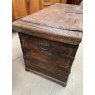 Fabulous Vintage Large Indian Teak Riveted Chest