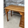 Vintage Waxed Pine Kneehole Desk