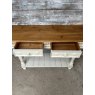 Vintage Decorative Carved Wood Painted Sideboard