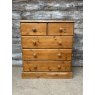 Vintage Early 20th Century Pine Chest Of Drawers