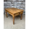 Charming Late Victorian Farmhouse Pine Small Dining Table
