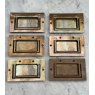 Antique Solid Brass Oversized Campaign Chest Handles