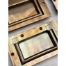 Antique Solid Brass Oversized Campaign Chest Handles