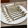 Beautiful Antique Arts & Crafts Brass Tail Window Stay