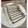 Beautiful Antique Arts & Crafts Brass Tail Window Stay