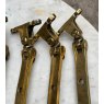 Beautiful Antique Arts & Crafts Brass Tail Window Stay