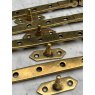 Antique Arts & Crafts Brass Window Stays