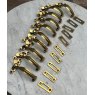 Fabulous Arts & Crafts Brass Window Catches c1900