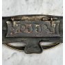 Antique Art Nouveau Brass Letter Plate & Knocker