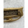 Antique Art Nouveau Brass Letter Plate & Knocker
