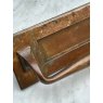 Antique Victorian Bronze Letter Plate & Pull Handle