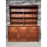 Wonderful Antique Stained Pine Large Farmhouse Dresser